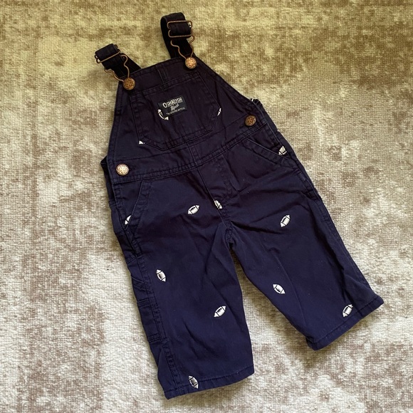 Osh Kosh football-print overalls - Picture 1 of 3